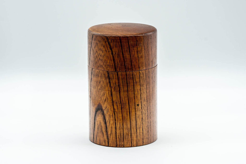 Japanese Chazutsu - 欅 Keyaki Wooden Tea Canister - 200ml