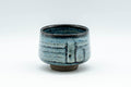 Japanese Teacup - Blue Hare's Fur Glazed Yunomi - 80ml