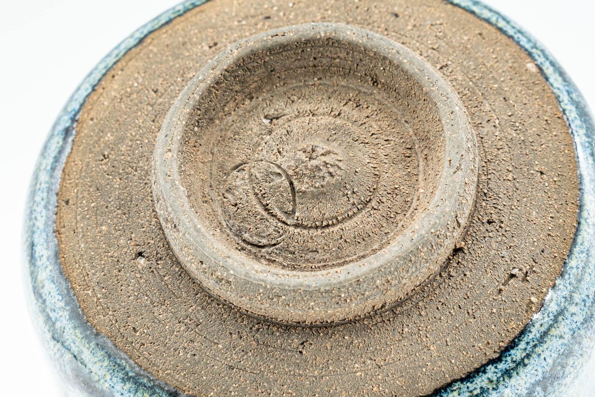 Japanese Teacup - Blue Hare's Fur Glazed Yunomi - 80ml