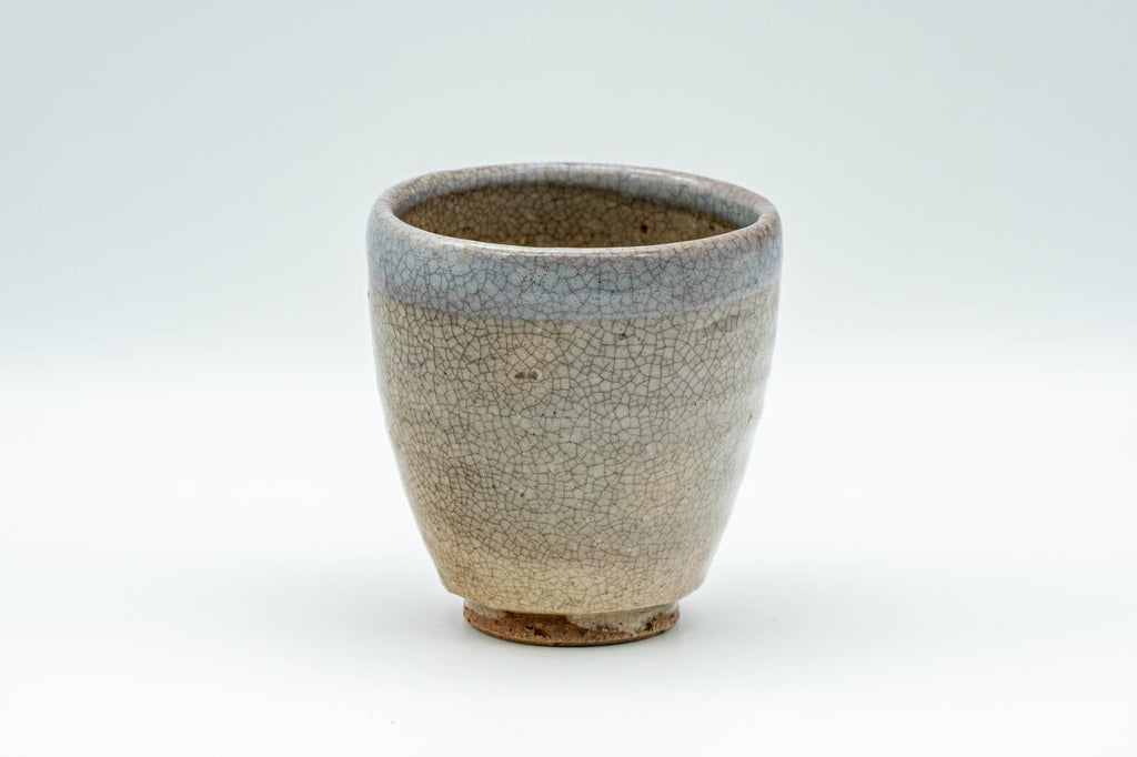Japanese Teacup - 新庄貞嗣 Sadatsugu Shinjo, Sukeemon Kiln - Beige Glazed Hagi-yaki Yunomi - 150ml