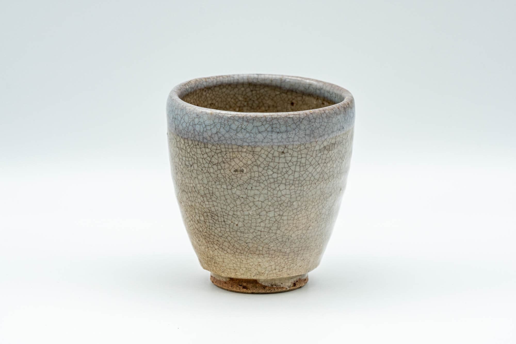 Japanese Teacup - 新庄貞嗣 Sadatsugu Shinjo, Sukeemon Kiln - Beige Glazed Hagi-yaki Yunomi - 150ml