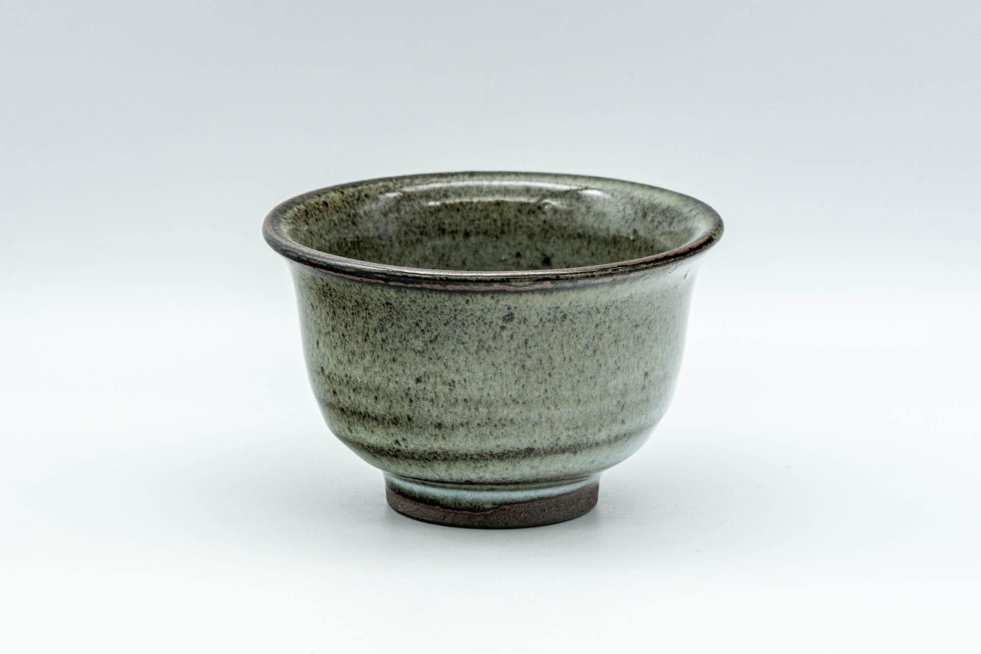 Japanese Teacup - Dark Green Hatazori-gata Yunomi - 100ml