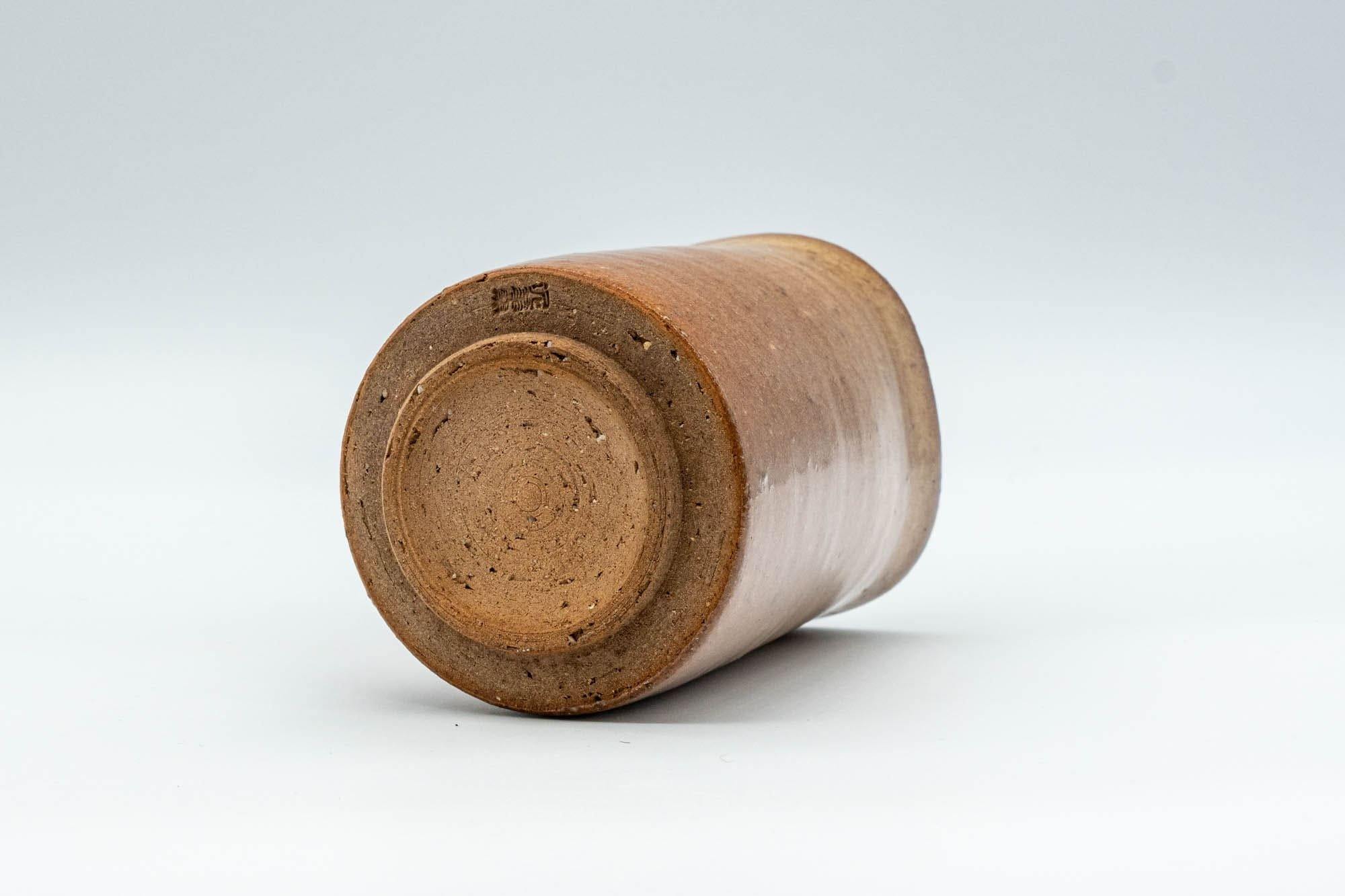 Japanese Teacup - Beige Shiho-gata Square Yunomi - 140ml