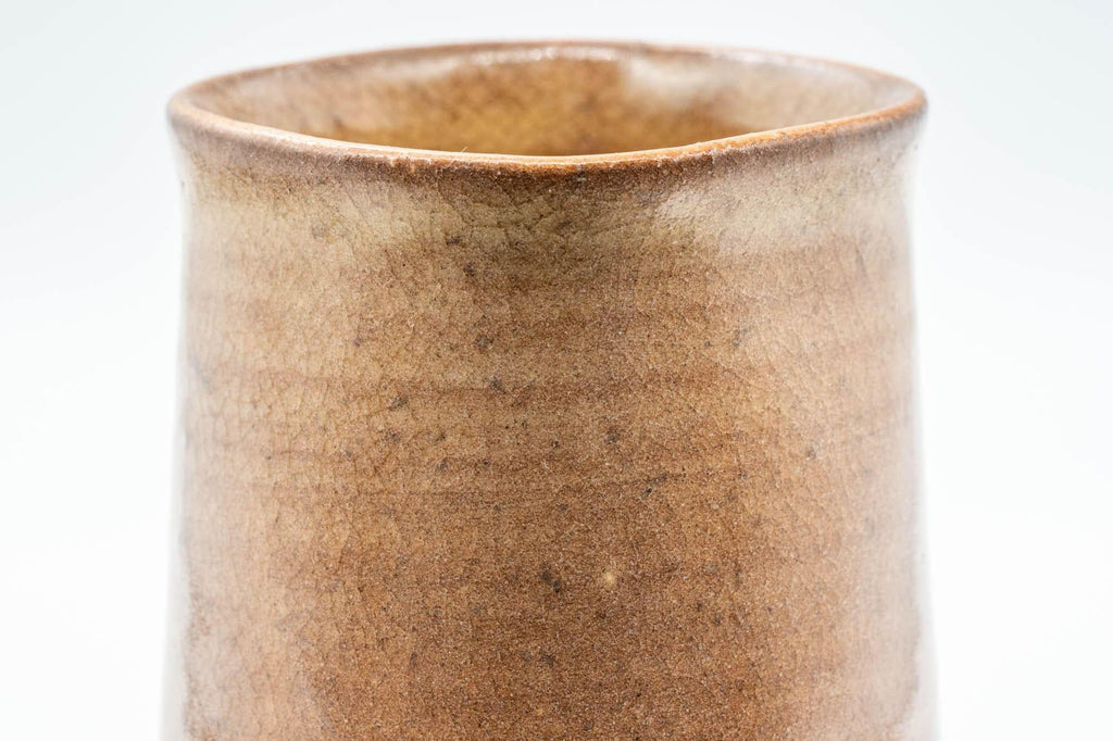 Japanese Teacup - Beige Shiho-gata Square Yunomi - 140ml