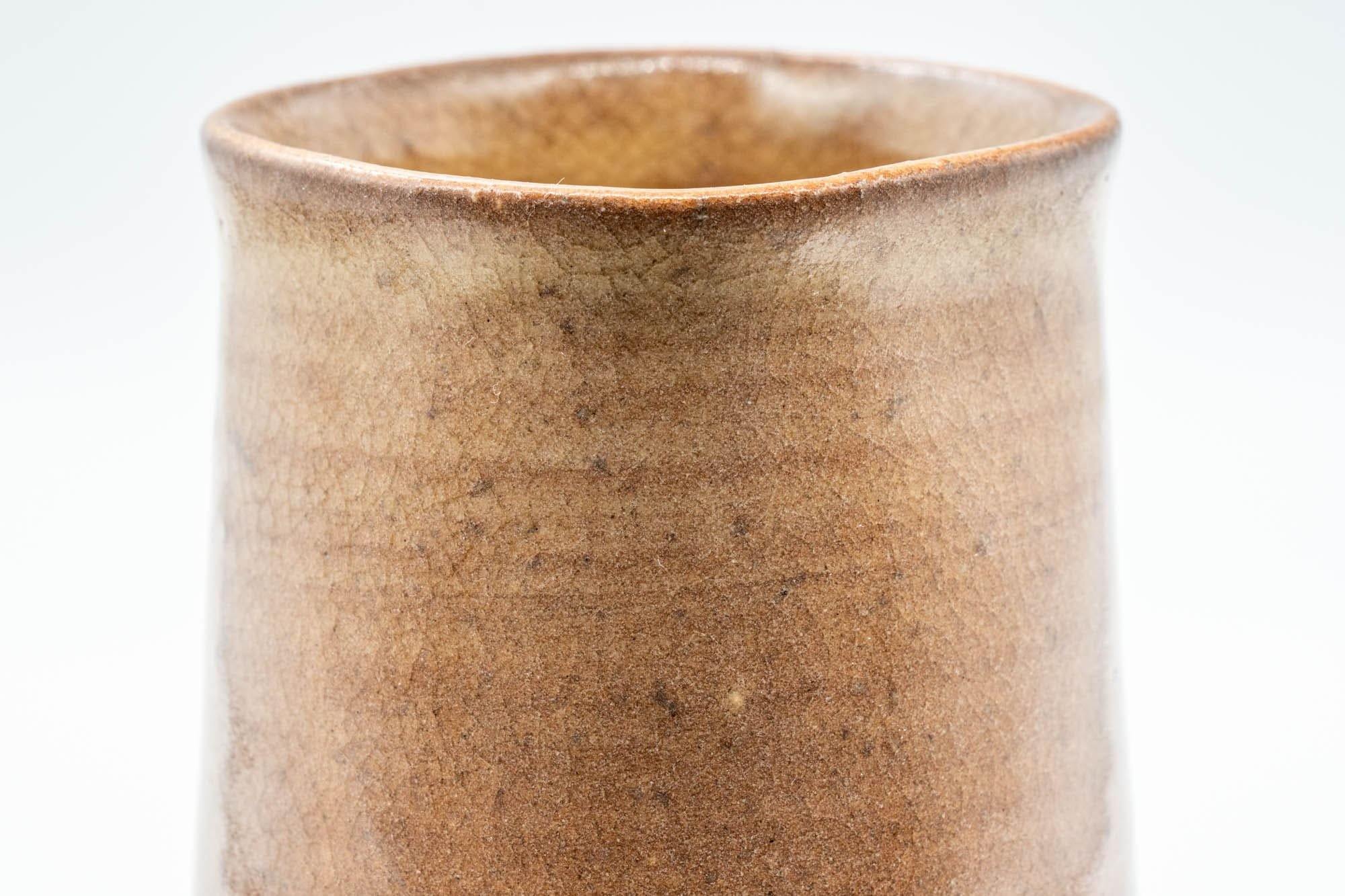 Japanese Teacup - Beige Shiho-gata Square Yunomi - 140ml