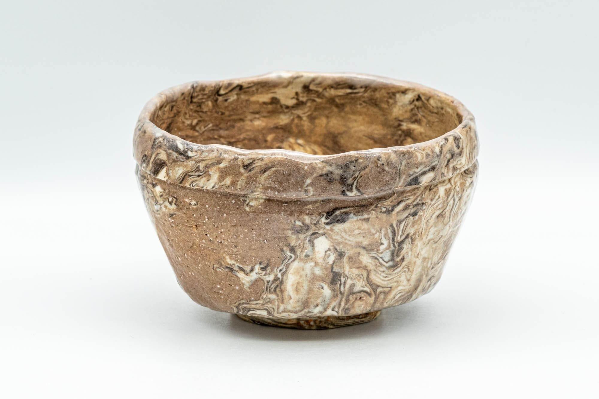 Japanese Matcha Bowl - Marbled Wabi-sabi Chawan - 200ml