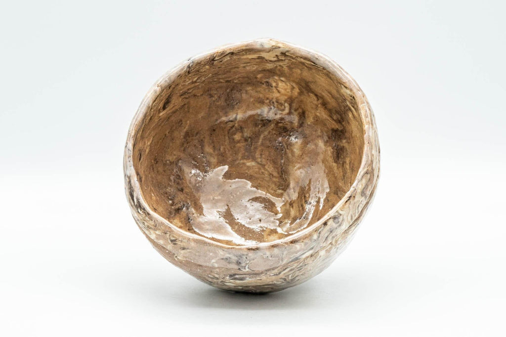 Japanese Matcha Bowl - Marbled Wabi-sabi Chawan - 200ml