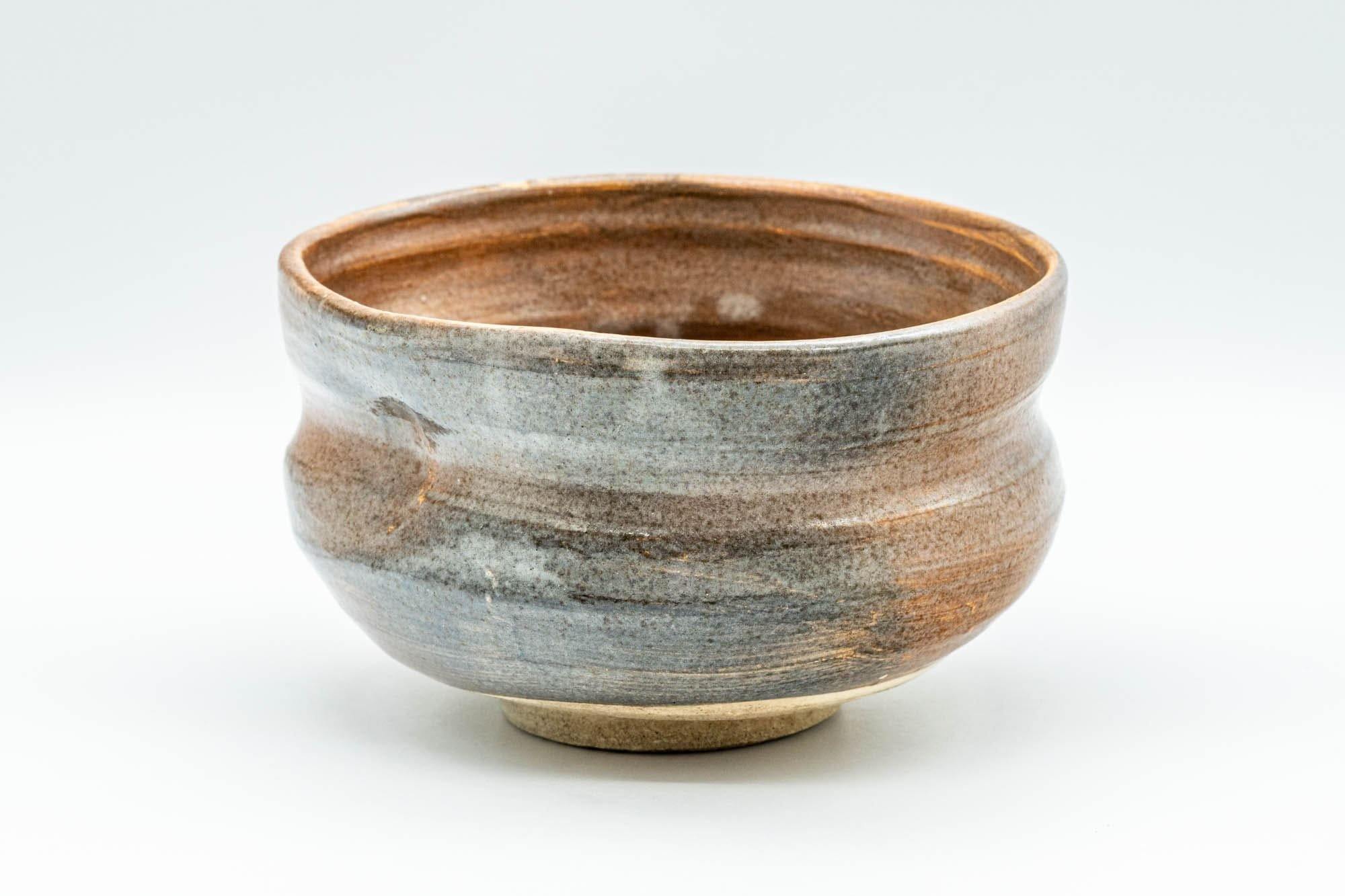 Japanese Matcha Bowl - Warm Orange Dojimara-gata Chawan - 350ml