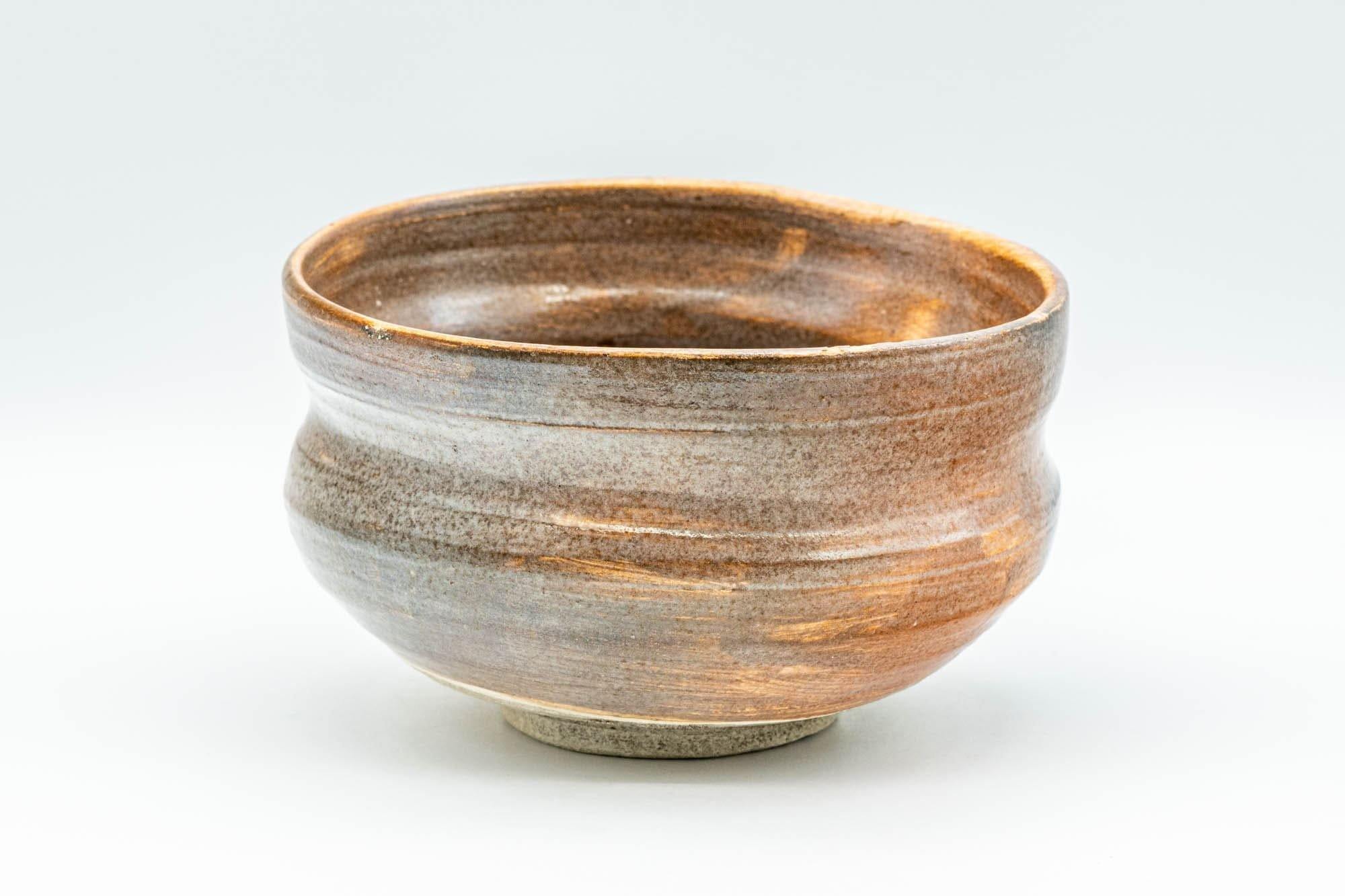 Japanese Matcha Bowl - Warm Orange Dojimara-gata Chawan - 350ml