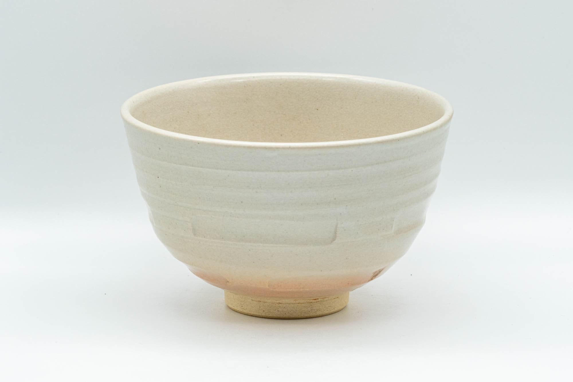 Japanese Matcha Bowl - Spiral Carvings Kyo-yaki Chawan 晴香 - 350ml