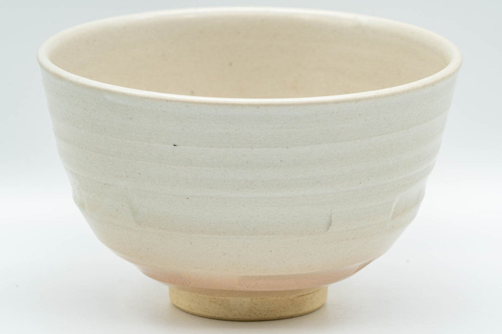 Japanese Matcha Bowl - Spiral Carvings Kyo-yaki Chawan 晴香 - 350ml