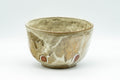Japanese Matcha Bowl - Milky Drip-Glazed Beige Chawan - 450ml