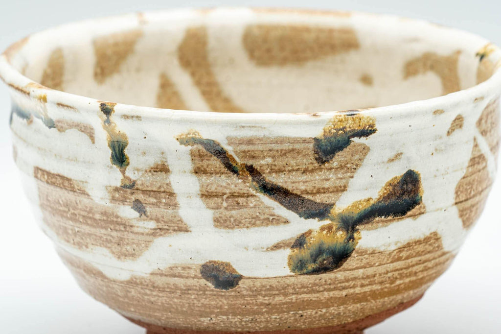 Japanese Matcha Bowl - Abstract Swirls Chawan - 350ml