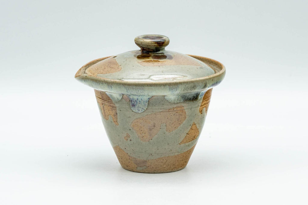 Japanese Shiboridashi - Hare's Fur Drip-Glazed Akogi-yaki Teapot - 90ml