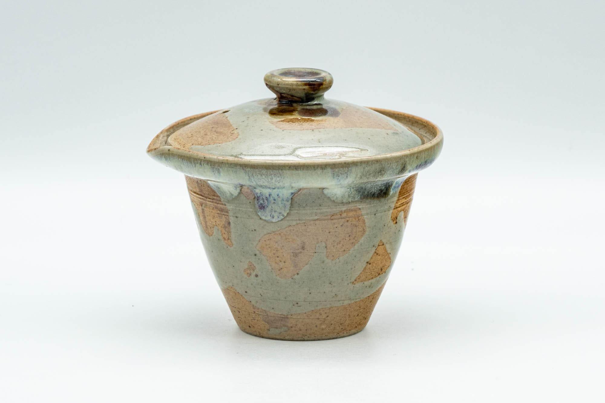 Japanese Shiboridashi - Hare's Fur Drip-Glazed Akogi-yaki Teapot - 90ml