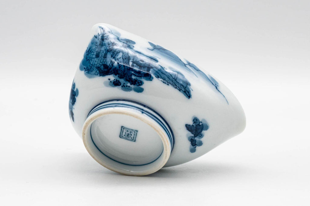 Japanese Katakuchi - Hataman Toen (畑萬陶苑) Porcelain Water Cooler - 40ml