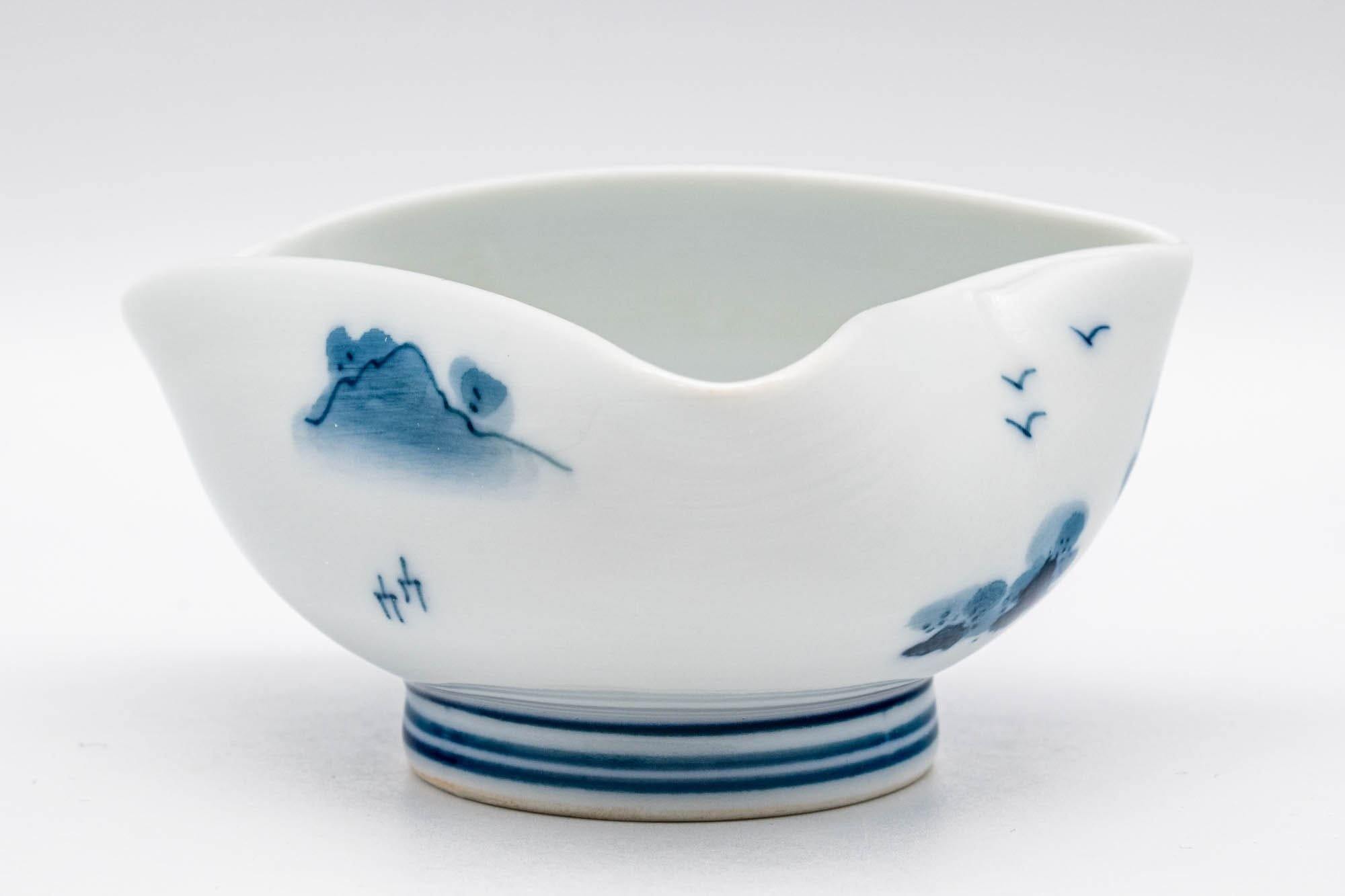 Japanese Katakuchi - Hataman Toen (畑萬陶苑) Porcelain Water Cooler - 40ml