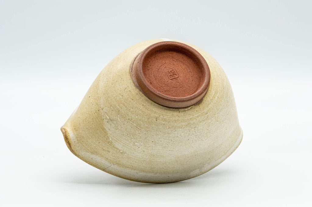 Japanese Katakuchi - Beige White Drip-Glazed Water Cooler - 150ml