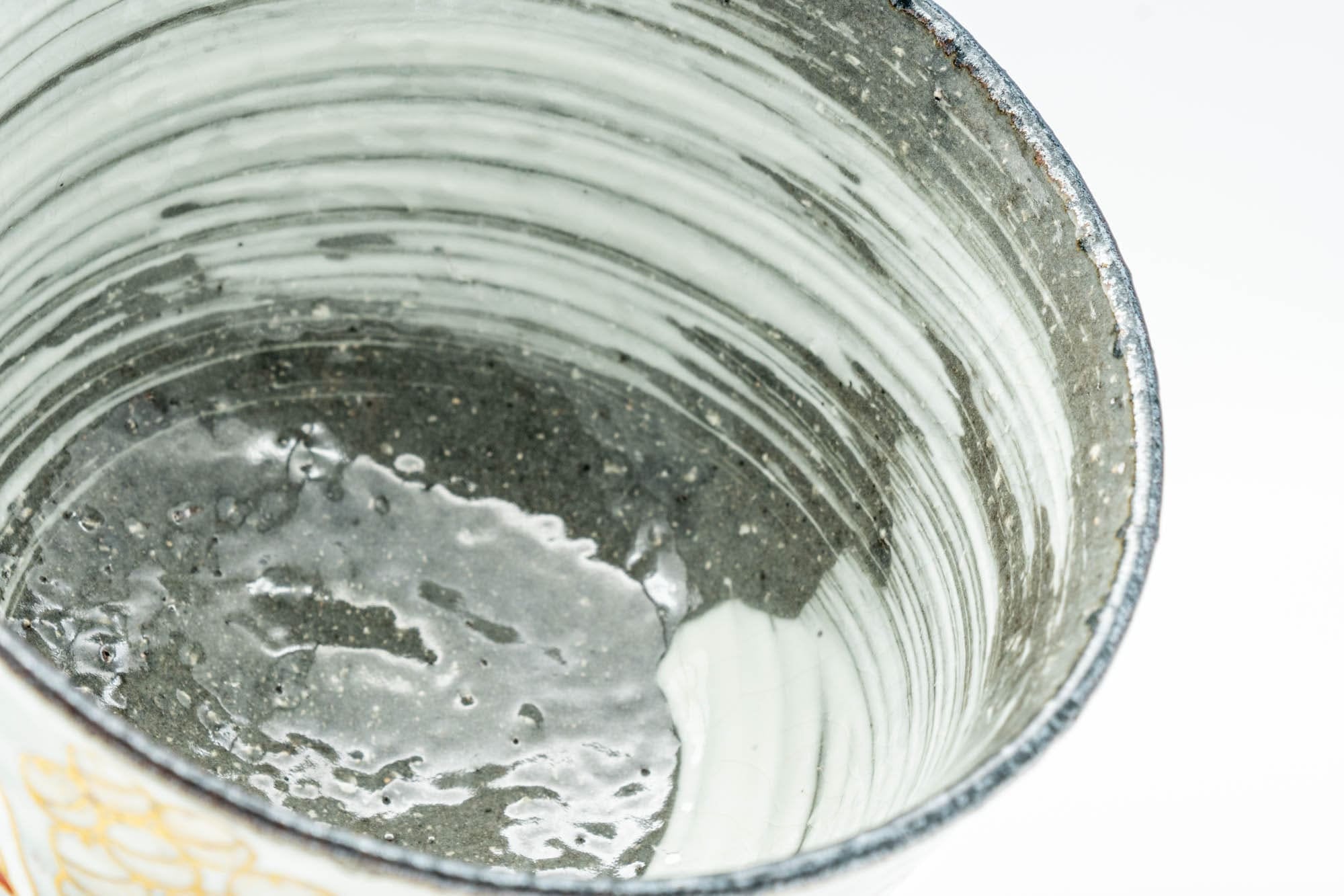 Japanese Matcha Bowl - Handbell Design Kyo-yaki Chawan - 350ml