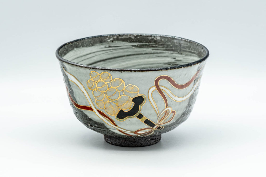 Japanese Matcha Bowl - Handbell Design Kyo-yaki Chawan - 350ml