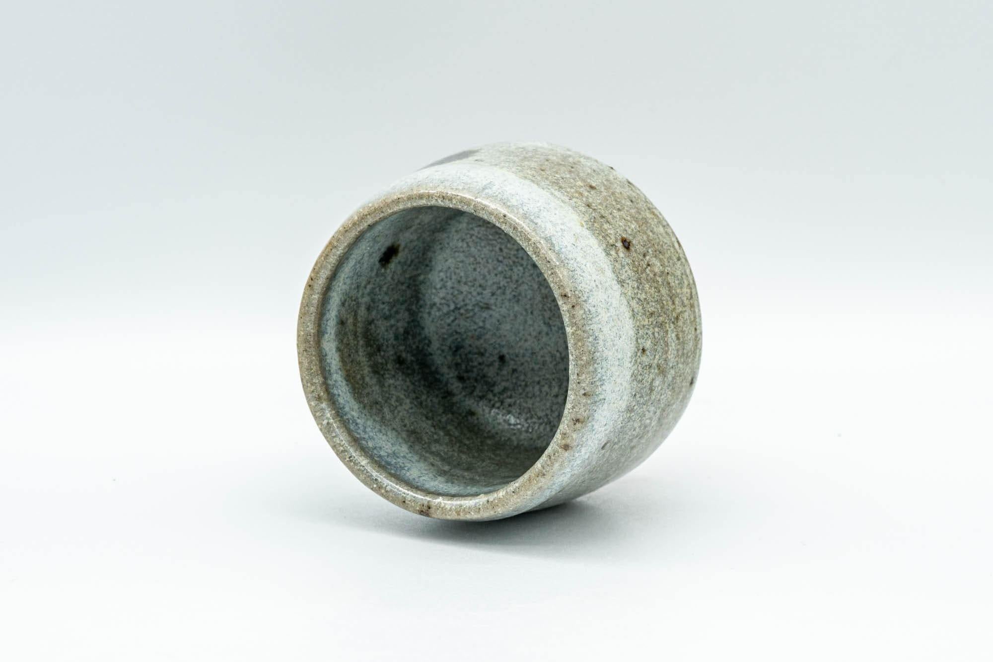 Japanese Teacup - Abstract Hare's Fur Glazed Yunomi - 90ml