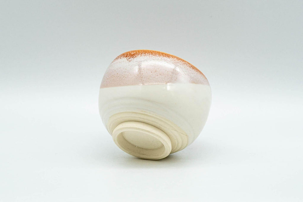 Japanese Teacups - Set of 4 Pink Sakura Nagashi Wa-nari Guinomi - 40ml