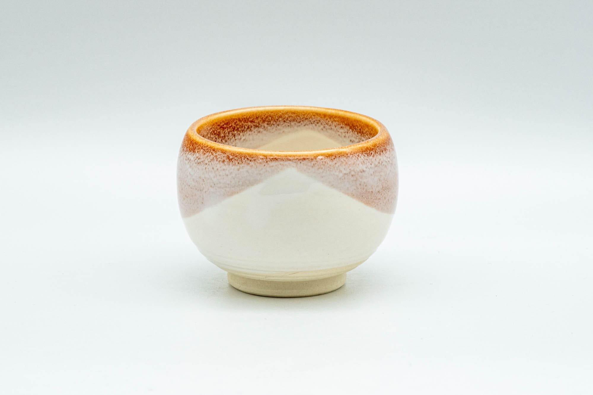 Japanese Teacups - Set of 4 Pink Sakura Nagashi Wa-nari Guinomi - 40ml