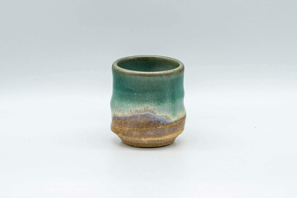 Japanese Teacup - Drip-Glazed Agano-yaki Guinomi - 35ml