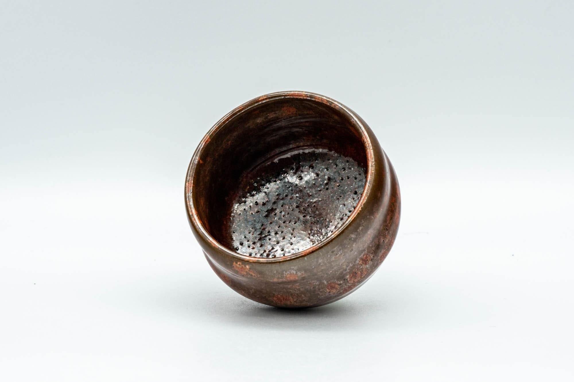 Japanese Teacup - Red Glazed Guinomi - 50ml