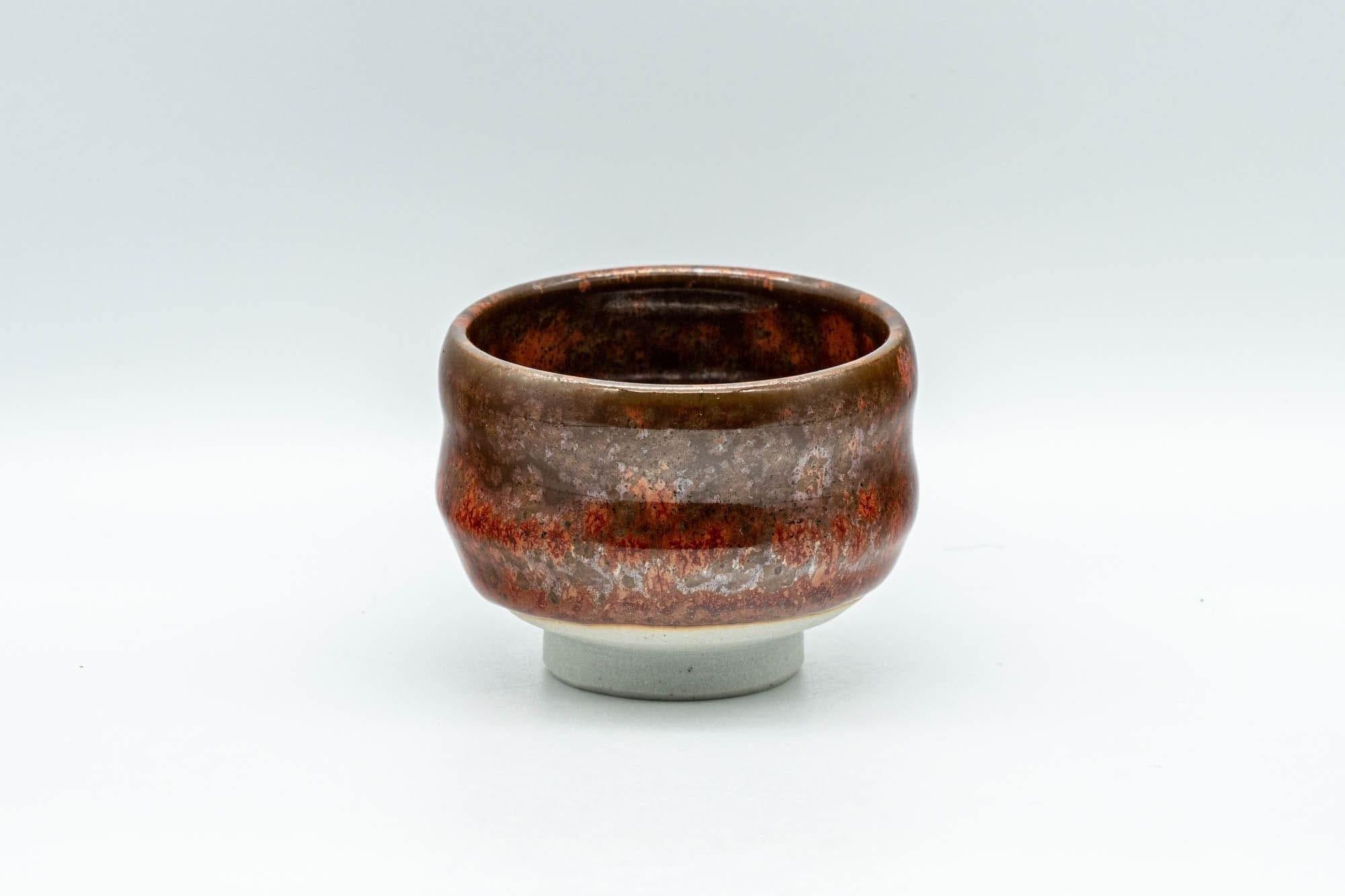 Japanese Teacup - Red Glazed Guinomi - 50ml