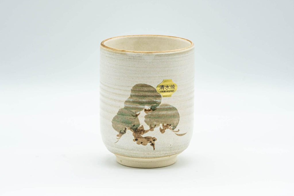 Japanese Teacup - Large Tsutsu-gata Kiyomizu-yaki Yunomi - 230ml