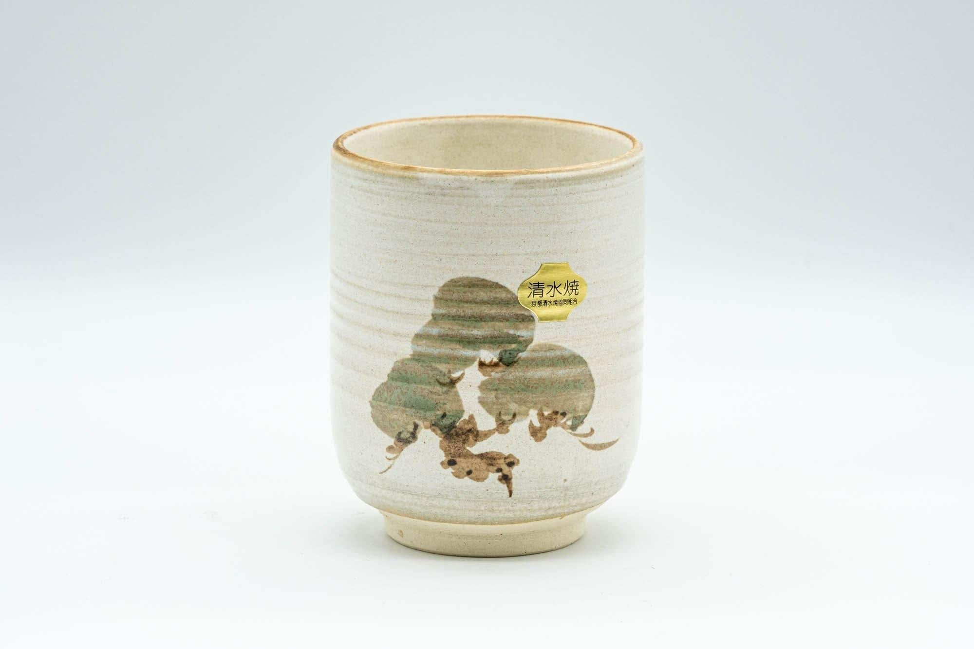 Japanese Teacup - Large Tsutsu-gata Kiyomizu-yaki Yunomi - 230ml