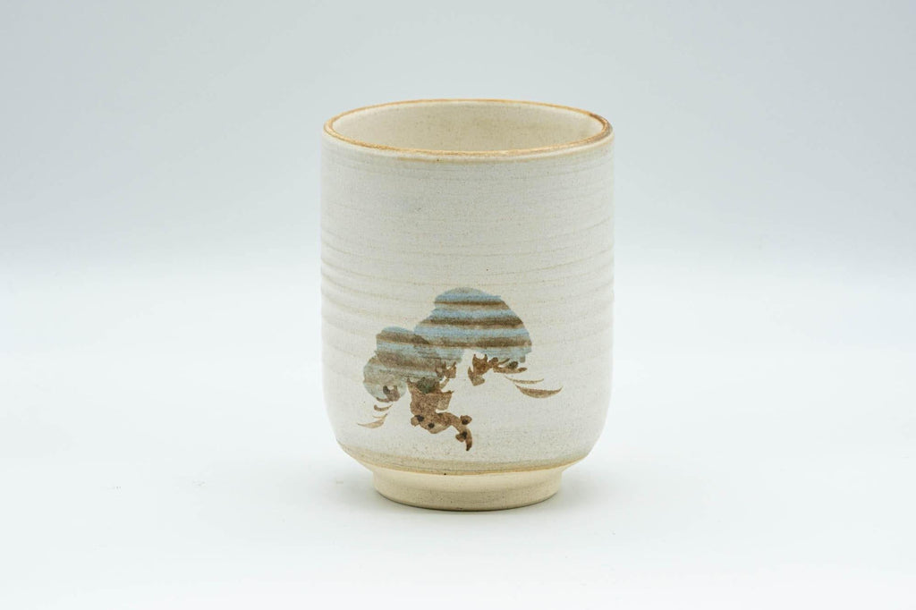 Japanese Teacup - Large Tsutsu-gata Kiyomizu-yaki Yunomi - 230ml