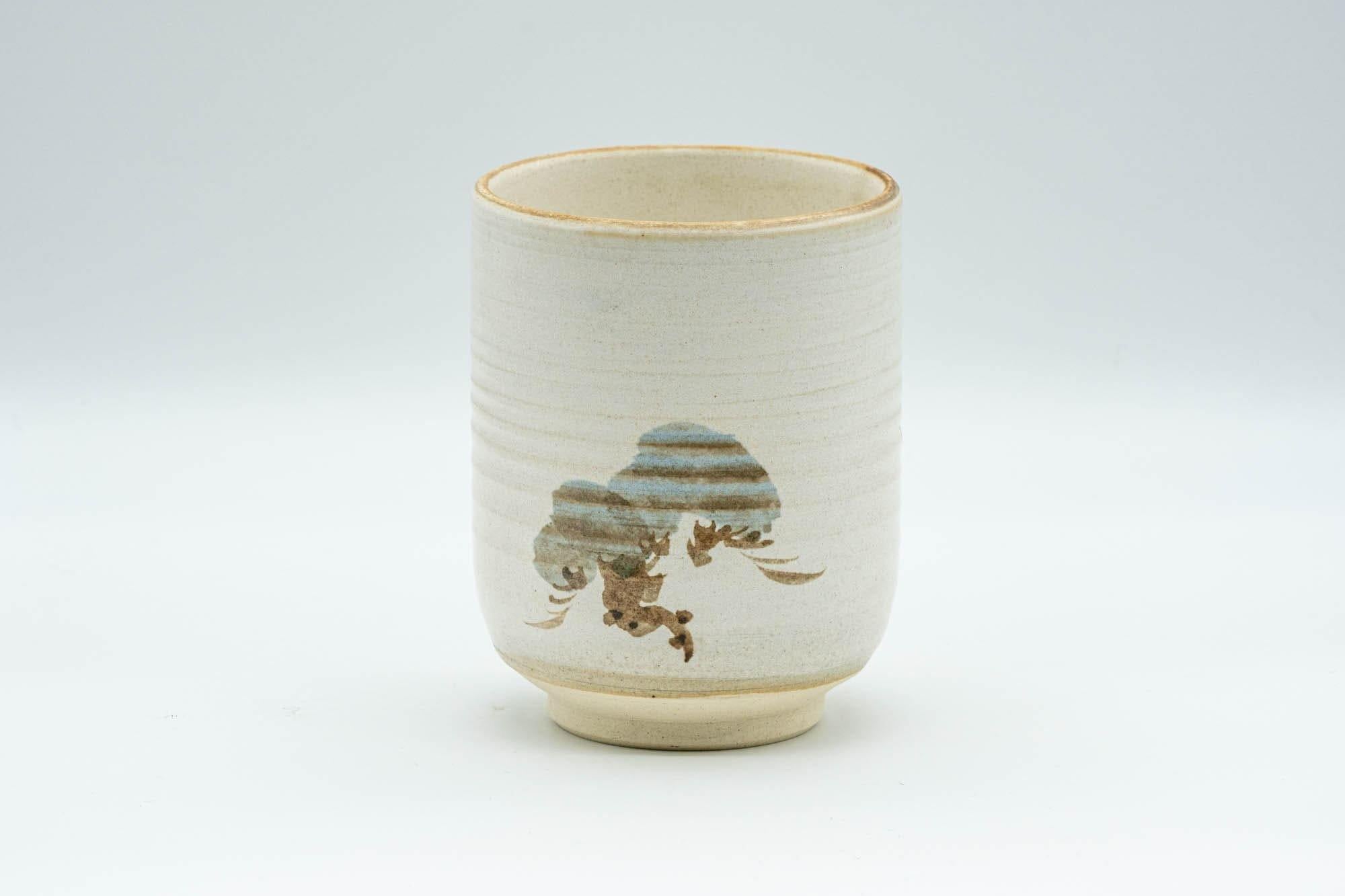 Japanese Teacup - Large Tsutsu-gata Kiyomizu-yaki Yunomi - 230ml