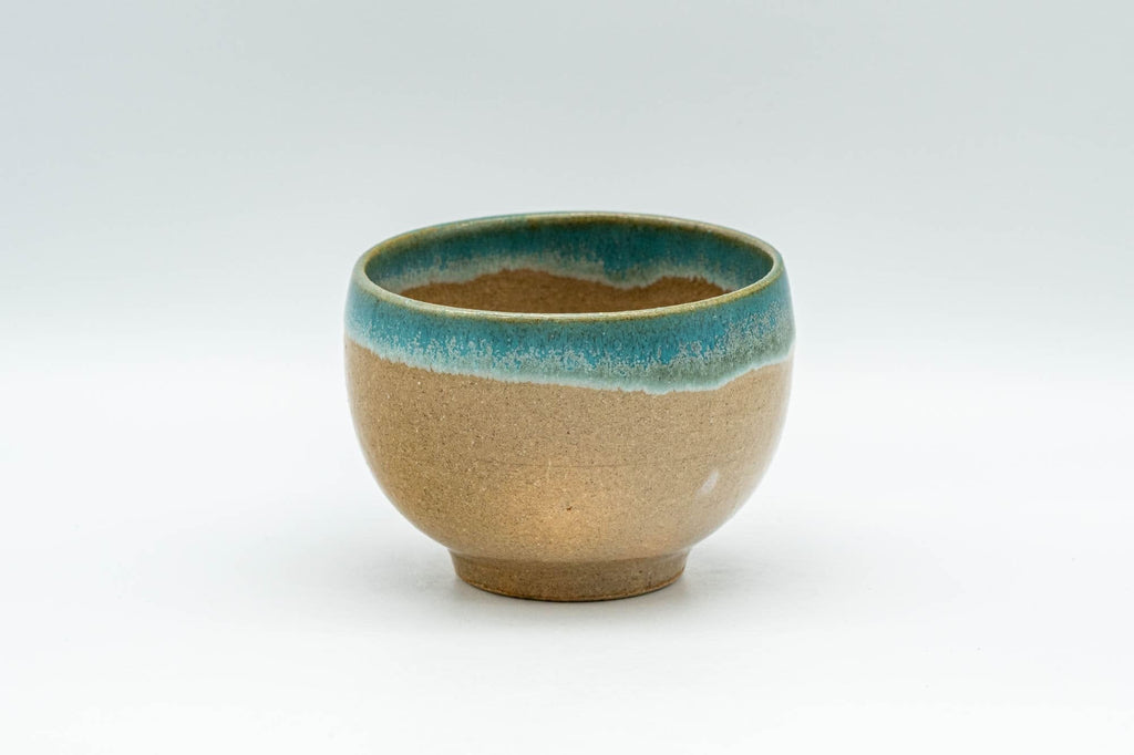 Japanese Teacup - 上野焼 Gold-flecked Agano-yaki Yunomi - 80ml