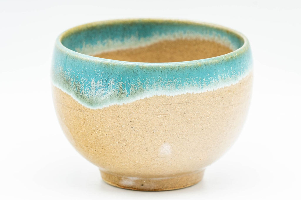 Japanese Teacup - 上野焼 Gold-flecked Agano-yaki Yunomi - 80ml