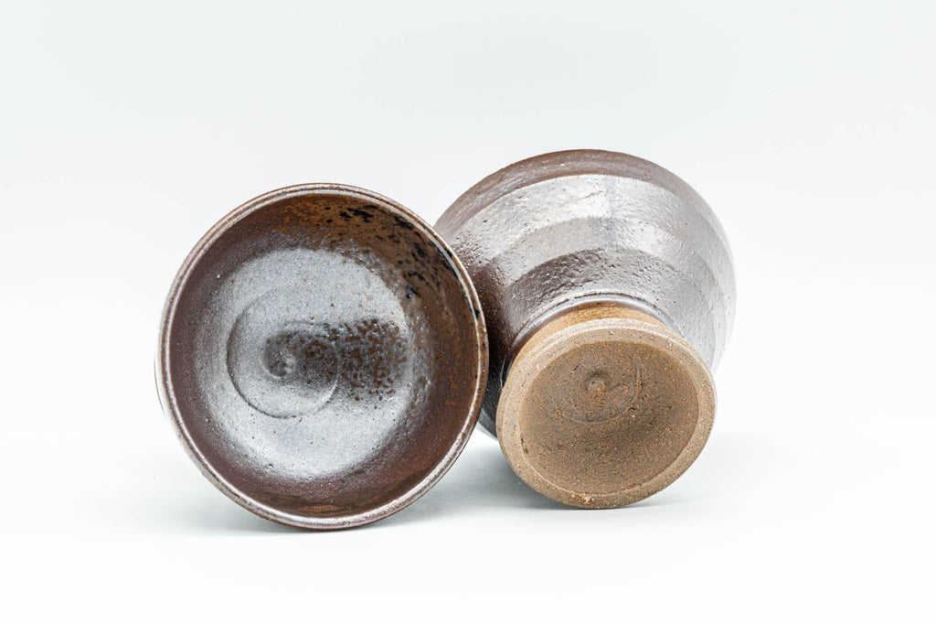 Japanese Teacups - Pair of Sori-gata Guinomi  - 30ml