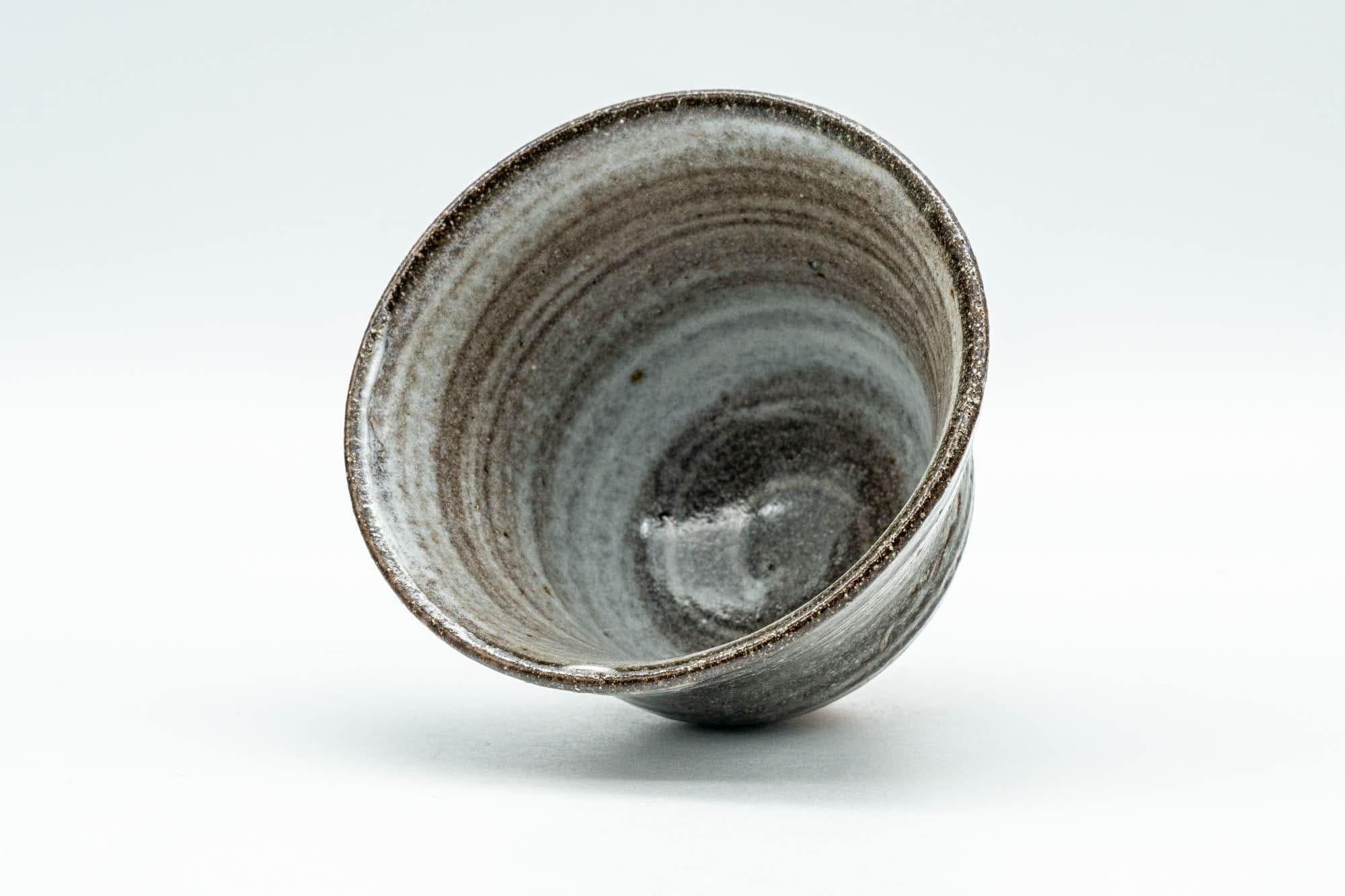 Japanese Teacup - Grey Soaring Bird Yunomi - 80ml
