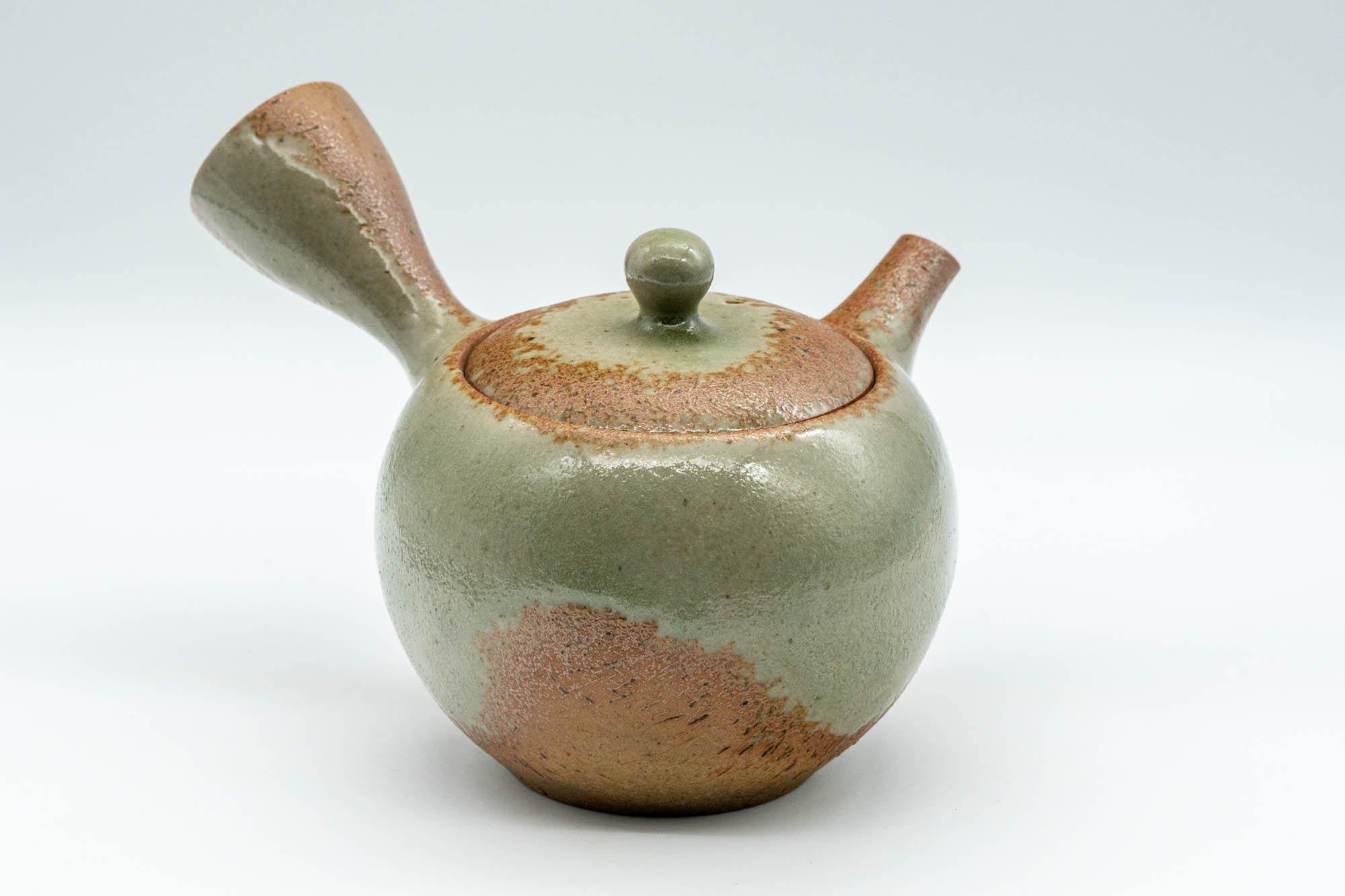 Japanese Kyusu - Green Ash Glazed Stoneware Teapot - 300ml
