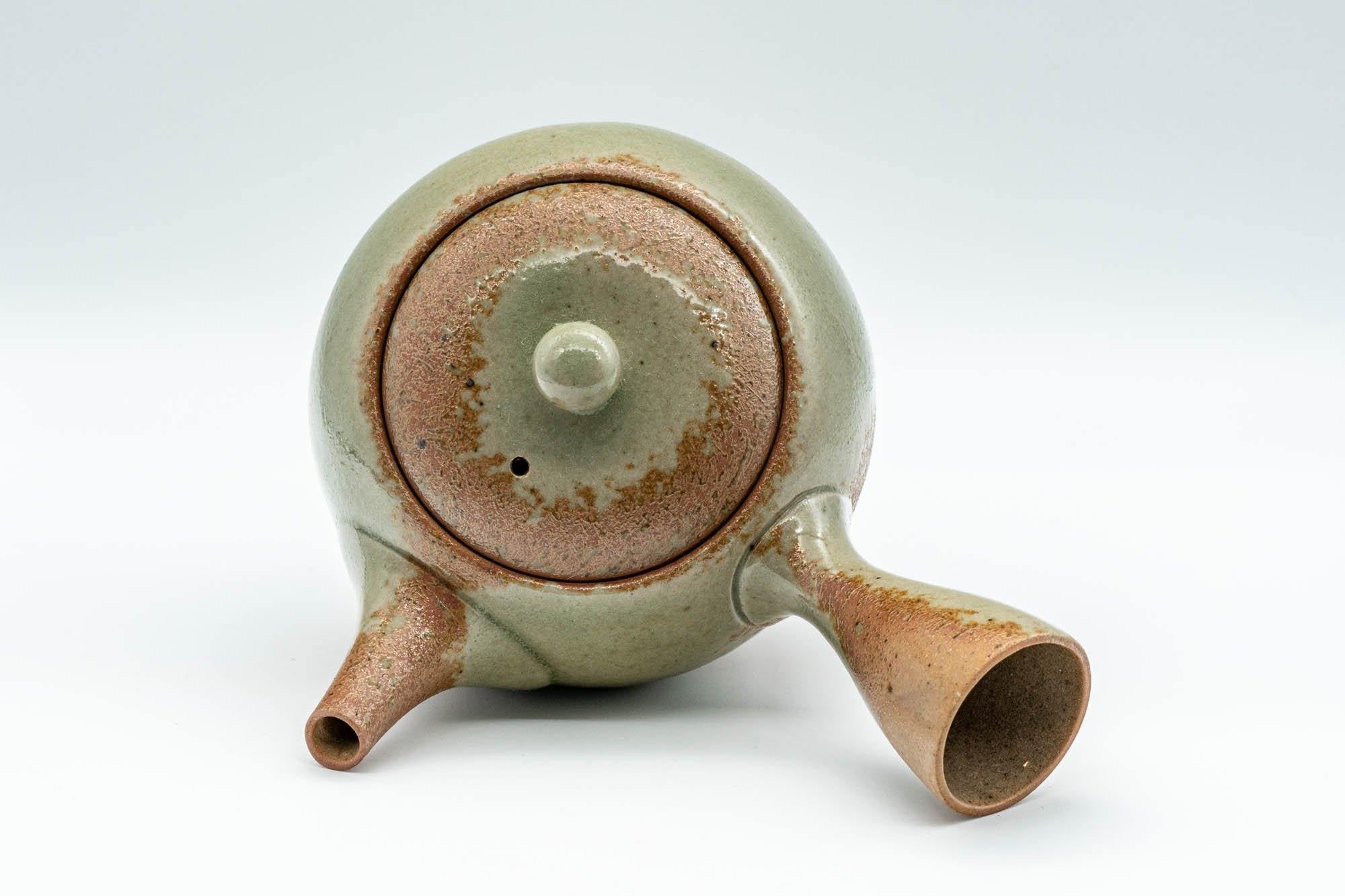 Japanese Kyusu - Green Ash Glazed Stoneware Teapot - 300ml