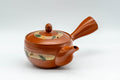 Japanese Kyusu - Autumn Leaves Striped Tokoname-yaki Teapot - 175ml