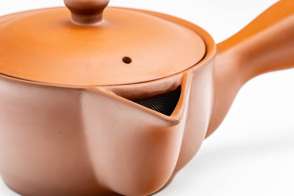 Japanese Kyusu - Large Houhin-style Tokoname-yaki Teapot - 425ml