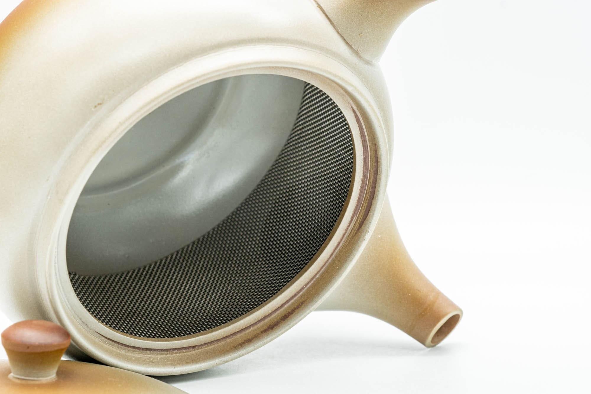 Japanese Kyusu - Large Brown Obi-ami 360 Filter Teapot - 550ml