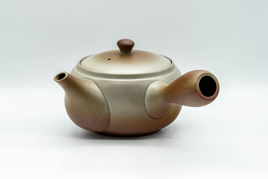 Japanese Kyusu - Large Brown Obi-ami 360 Filter Teapot - 550ml