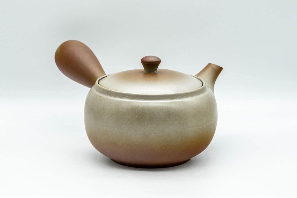 Japanese Kyusu - Large Brown Obi-ami 360 Filter Teapot - 550ml