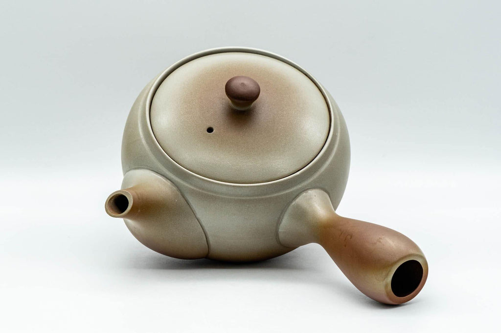 Japanese Kyusu - Large Brown Obi-ami 360 Filter Teapot - 550ml