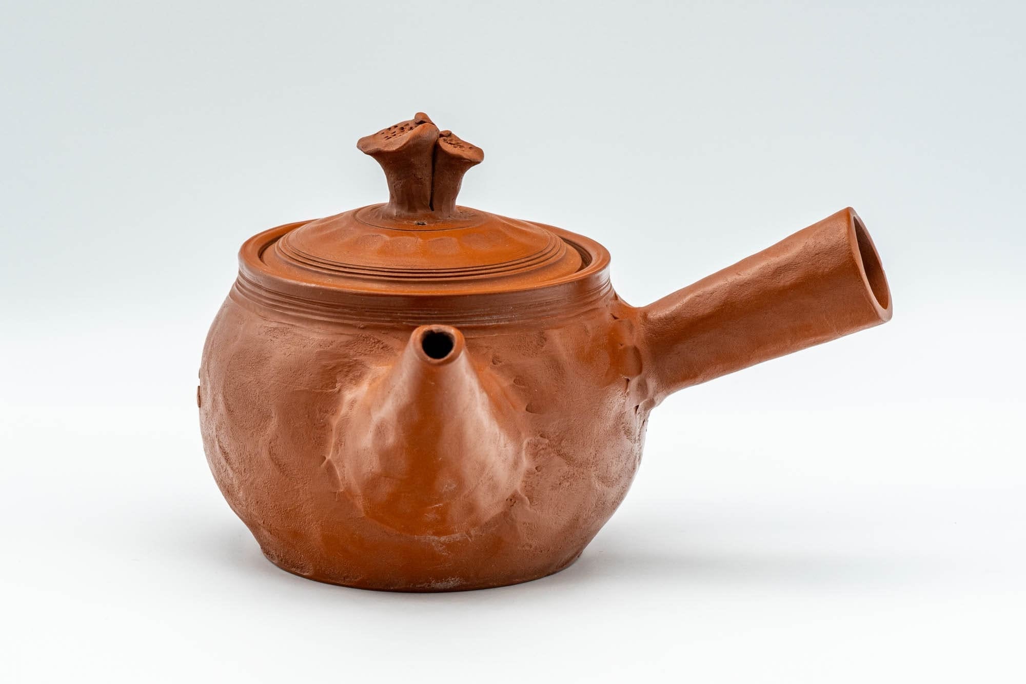 Japanese Kyusu - 不老 Itou Furo - Plum Blossoms Tokoname-yaki Do-ake Teapot - 250ml