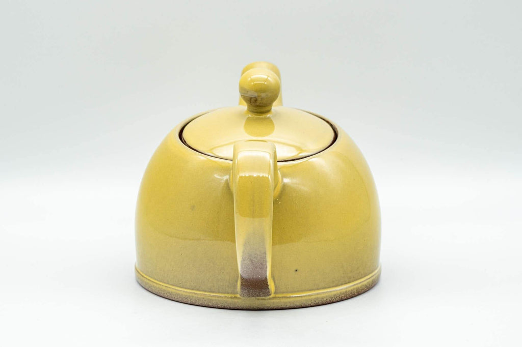 Japanese Kyusu - Yellow Ushirode Back-Handle Teapot - 350ml