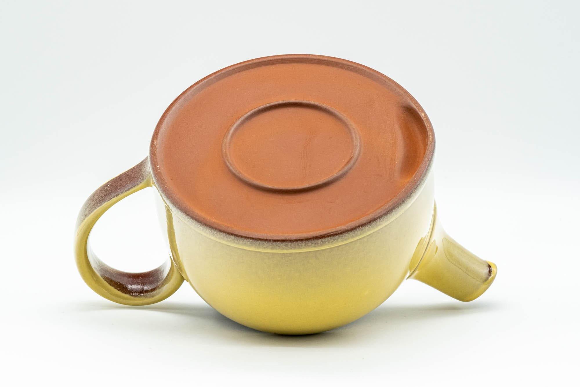 Japanese Kyusu - Yellow Ushirode Back-Handle Teapot - 350ml
