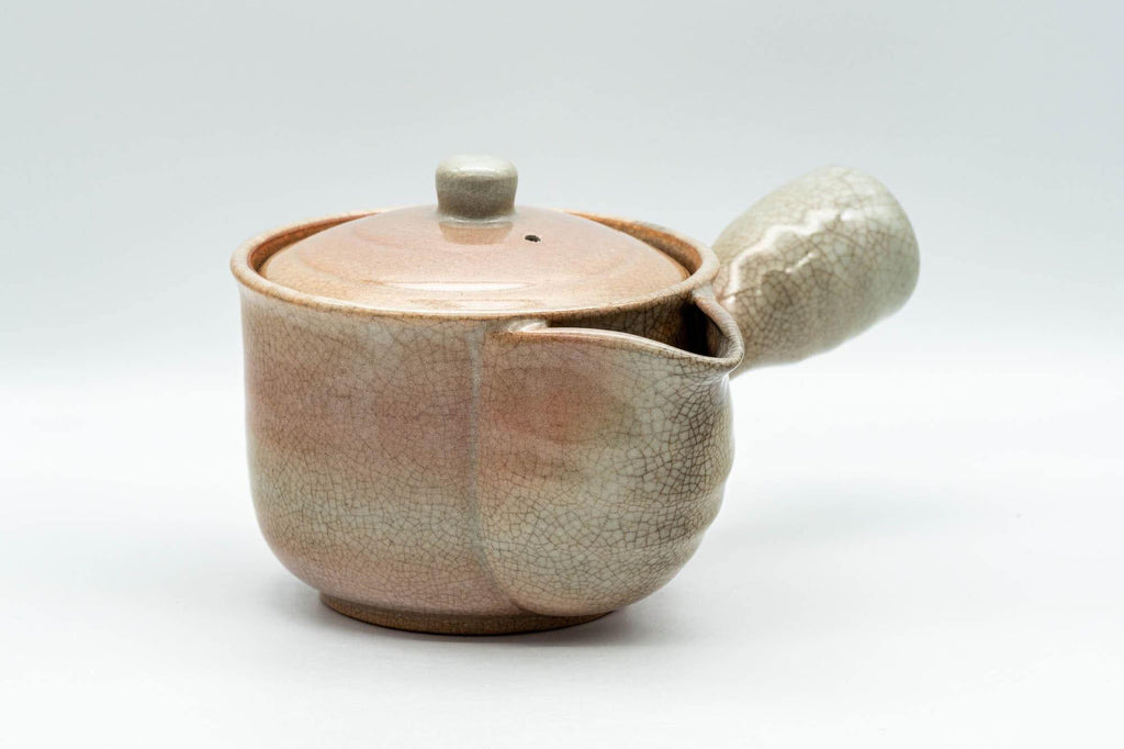 Japanese Kyusu - 椿秀窯 Tsubakihide Kiln Hagi-yaki Do-ake Teapot - 290ml